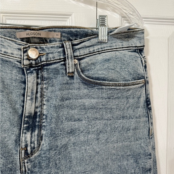 Hudson Women’s Barbara High Rise Bootcut Petite waist 34 Petite Medium Wash - Picture 8 of 13